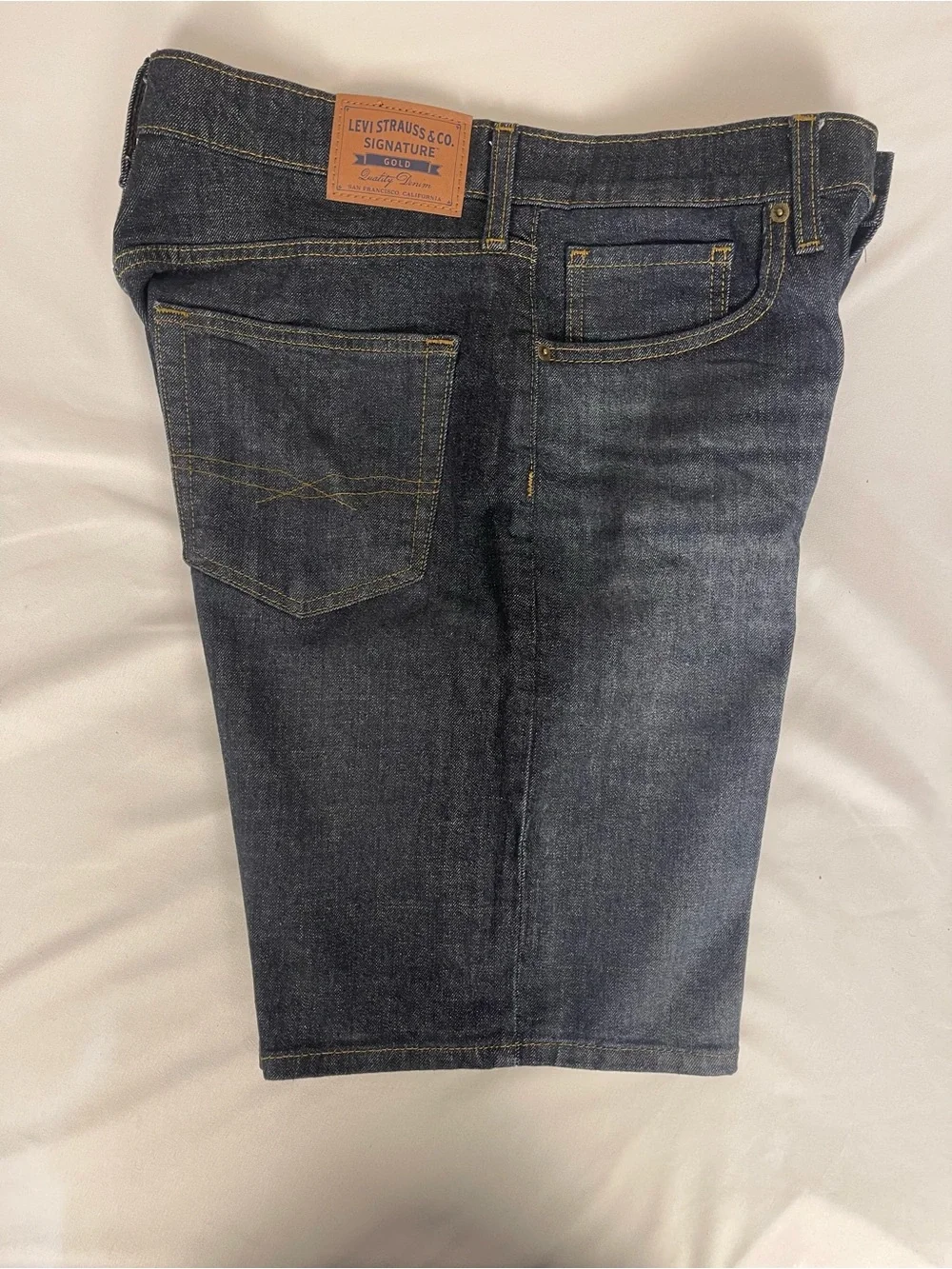 Levi's Dark Blue Denim Jean Shorts